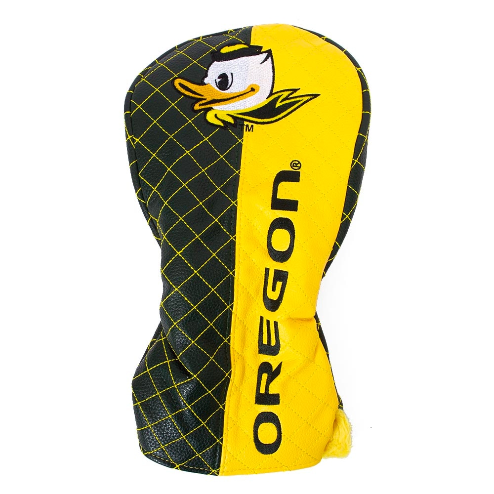 Fighting Duck, Green, Sports Equipment, Sports, Golf, Quilted Split, Driver Headcover, 942930
